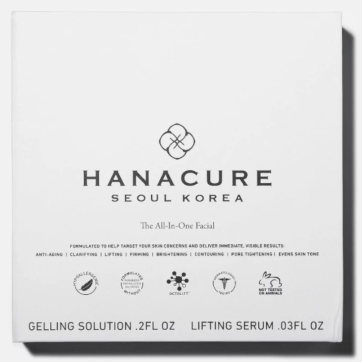 hanacure 1 PREORDER - Hanacure Mask - silnie liftingująca maska do twarzy