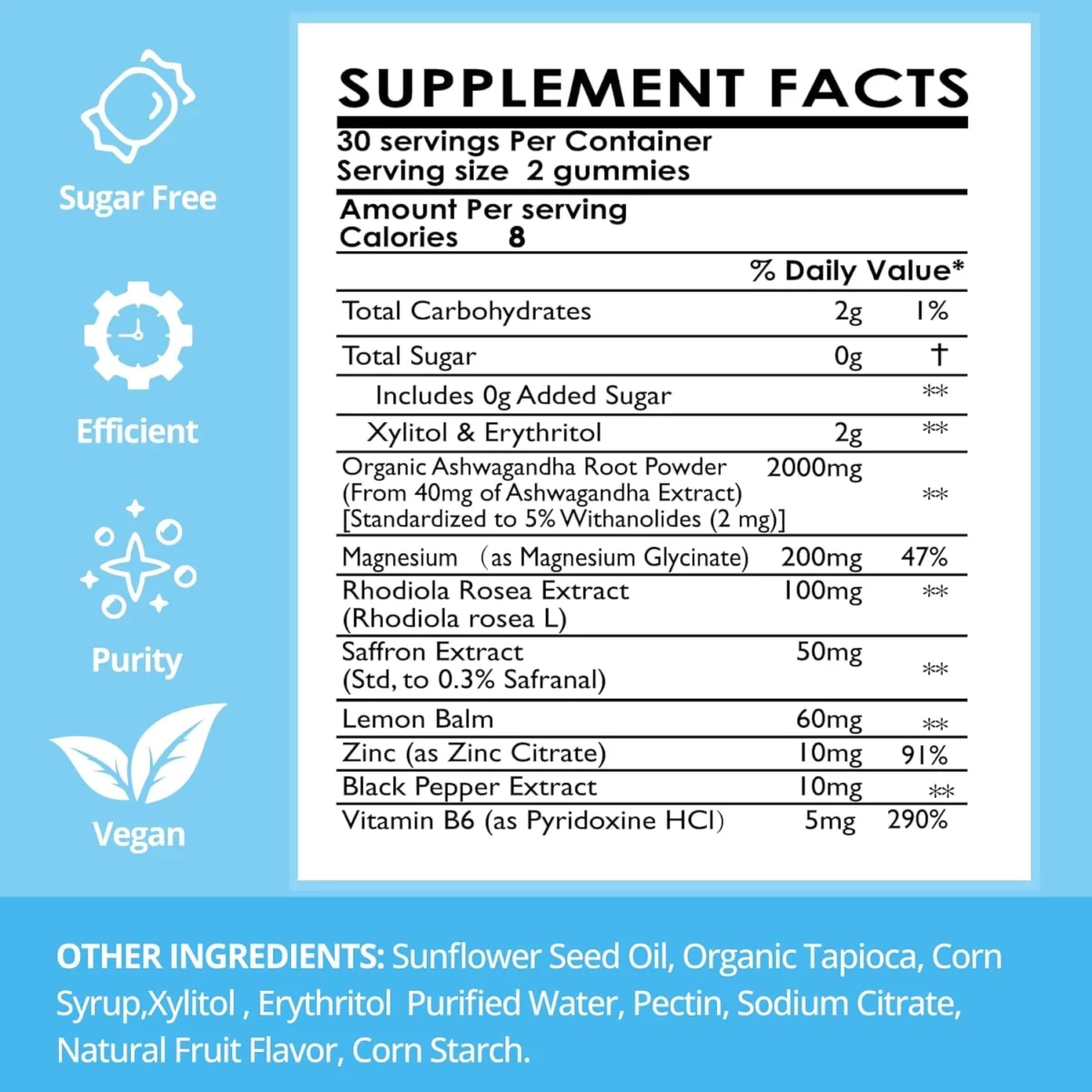 neviss ashwagandha sugar free Neviss Ashwagandha Gummies Vegan Sugar Free - ashwagandha z szafranem i magnezem