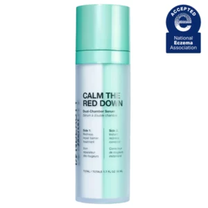 INNBeauty Project Calm The Red Down Dual-Chamber Serum – serum na zaczerwienienia w dwukomorowej butelce, łagodzi podrażnienia i wzmacnia barierę skóry, odpowiedni dla skóry wrażliwej, zaakceptowany przez National Eczema Association