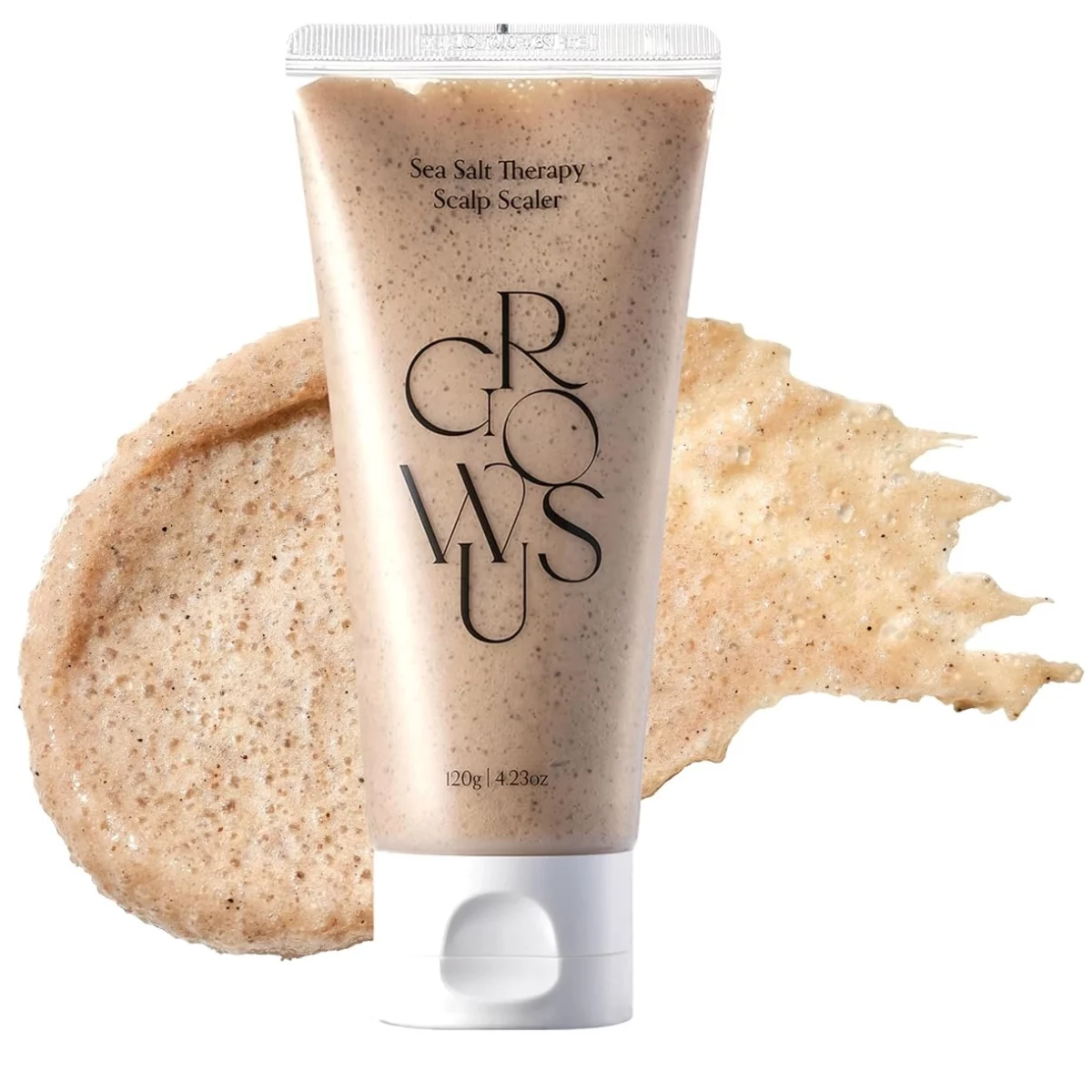 growus salt scrub GrowUs Sea Salt Therapy - kuracja nawilżająca włosy