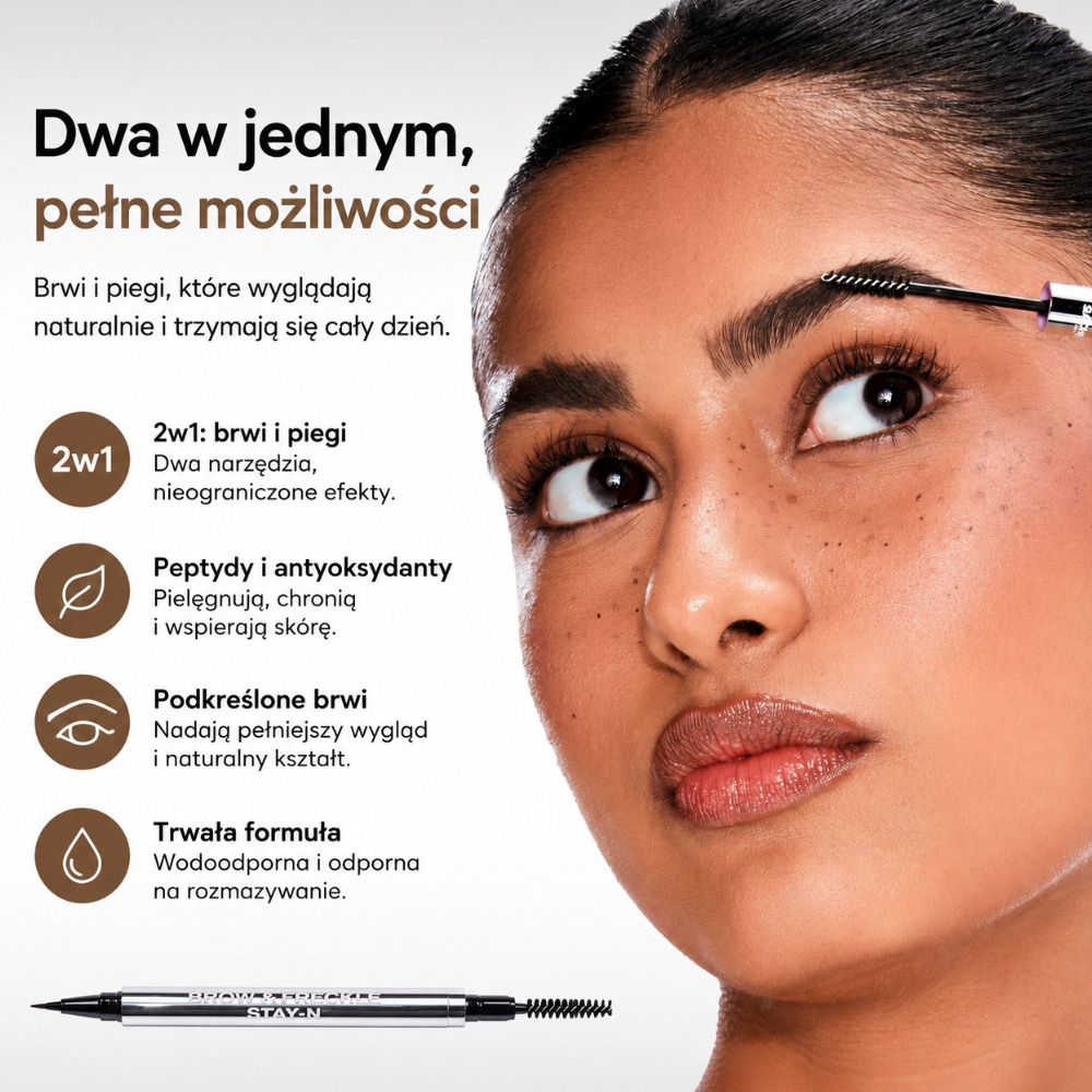 Sacheu-STAY-N-Brow-Freckle-Tint (6) Sacheu STAY N Brow & Freckle Tint - trwały pisak do brwi i piegów