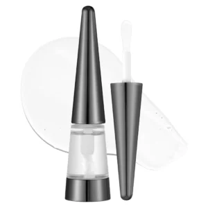 Błyszczyk VT Cosmetics Reedle Shot Lip Plumper w eleganckim, przezroczysto-metalicznym opakowaniu z widocznym aplikatorem i żelową formułą.