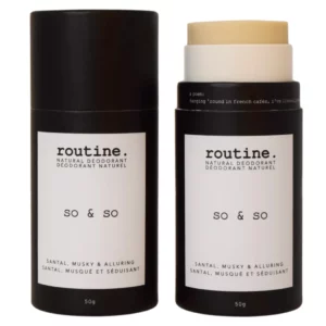 Routine Natural Deodorant o zapachu So & So.