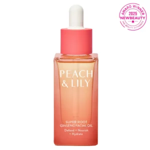 Peach & Lily Super Root Ginseng Facial Oil – olejek do twarzy z żeń-szeniem, odżywienie, nawilżenie i glow