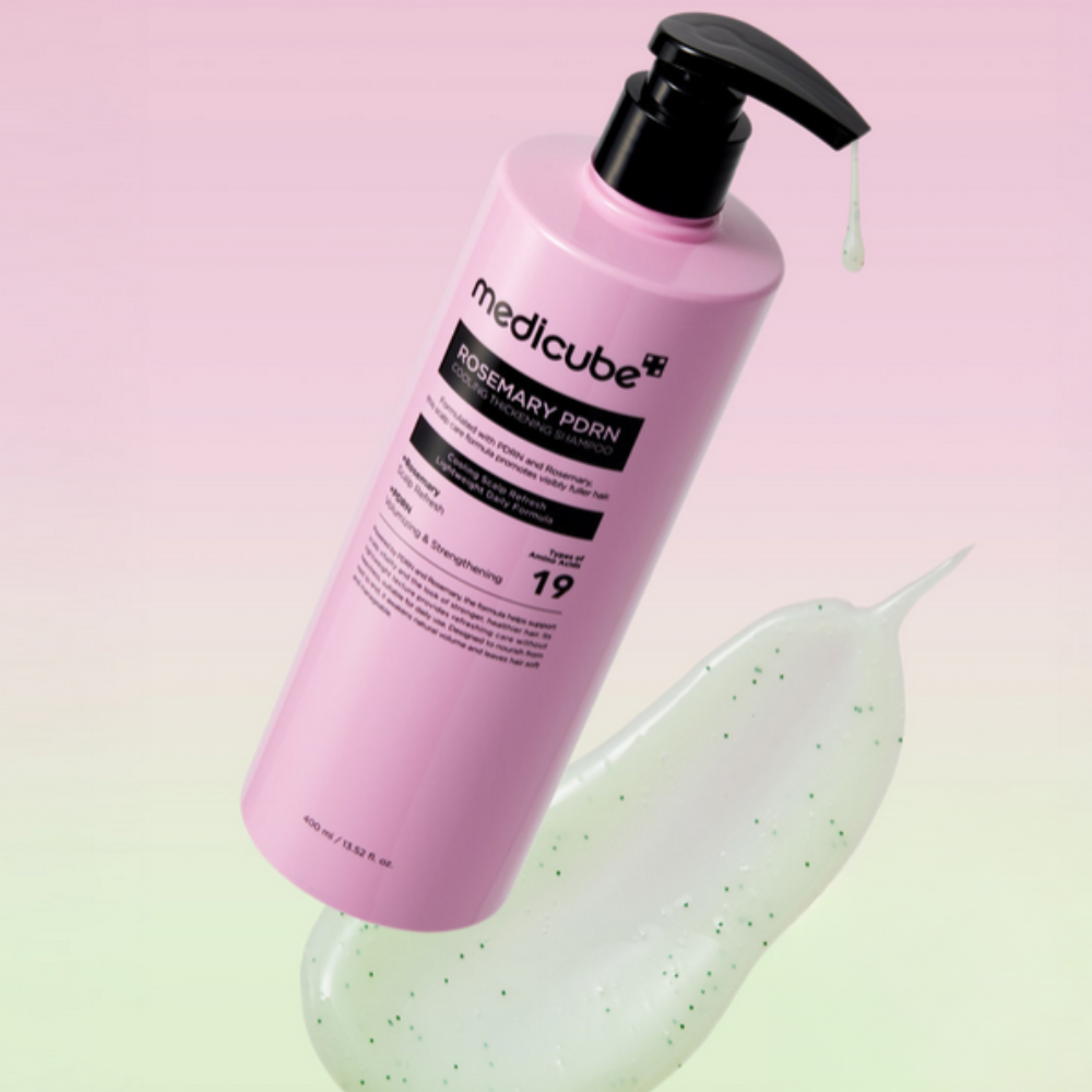 Medicube Rosemary PDRN Cooling Thickening Shampoo Medicube Rosemary PDRN Cooling Thickening Shampoo – chłodzący szampon zagęszczający włosy, efekt świeżej skóry głowy