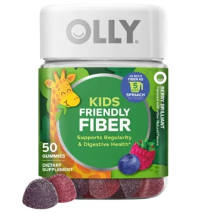 OLLY Kids Friendly Fiber 50 gummies – suplement diety z błonnikiem dla dzieci od 2 roku życia