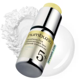Numbuzin No.5 Glutathione TXA Advanced Dark Spot Ampoule – skoncentrowane serum rozjaśniające z glutationem i kwasem traneksamowym, redukujące przebarwienia, plamy pigmentacyjne i nierówny koloryt skóry, produkt do pielęgnacji twarzy.