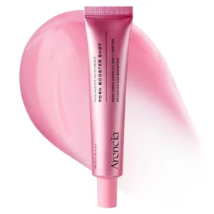 Arencia PDRN Booster Shot – serum do twarzy w eleganckiej różowej tubce, regenerująca pielęgnacja skóry.