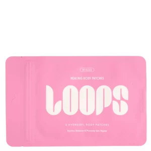 Loops All Access Healing Body Patches – hydrożelowe plastry na ciało w różowym opakowaniu do pielęgnacji skóry i komfortu problematycznych miejsc.