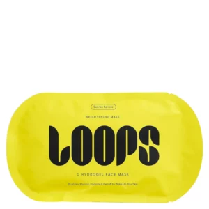 oops sunrise service brightening mask maseczka hydrożelowa rozświetlająca do twarzy żółta saszetka glow skincare.