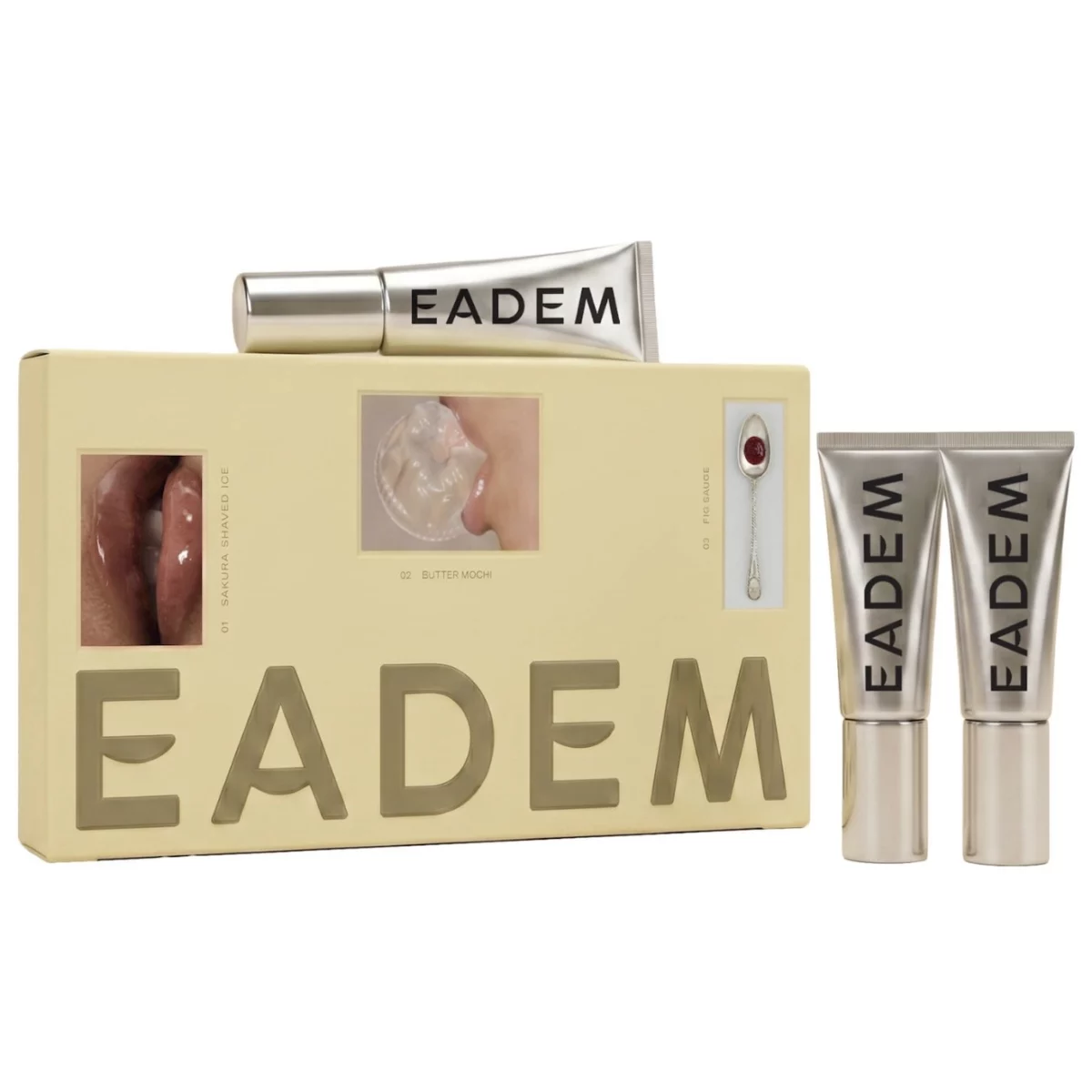 Screenshot Eadem Mini Le Chouchou Trio Balm Set - wygładzający balsam do ust