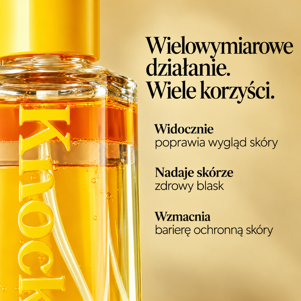 Knock Shaking Serum Mist Sunny Glow – wyglądasz jakbyś miała wolne Knock Shaking Serum Mist Sunny Glow - dwufazowa mgiełka do twarzy o wielokierunkowym działaniu, która pomaga poprawić wygląd skóry, nadaje jej zdrowy blask i wspiera barierę ochronną.