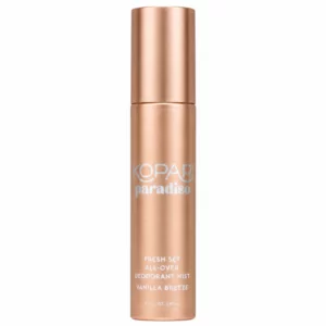 Zdjęcie przedstawia dezodorant w mgiełce Kopari Paradiso Fresh Set Vanilla Breeze o pojemności 80 ml na białym tle.