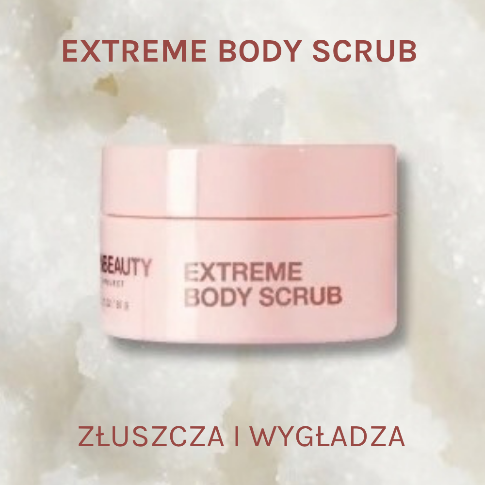 INNBEAUTY PROJECT Extreme Body Scrub (4) INNBEAUTY PROJECT Extreme Body Scrub - peeling do ciała w różowym słoiczku, przeznaczony do wygładzania i pielęgnacji skóry ciała.