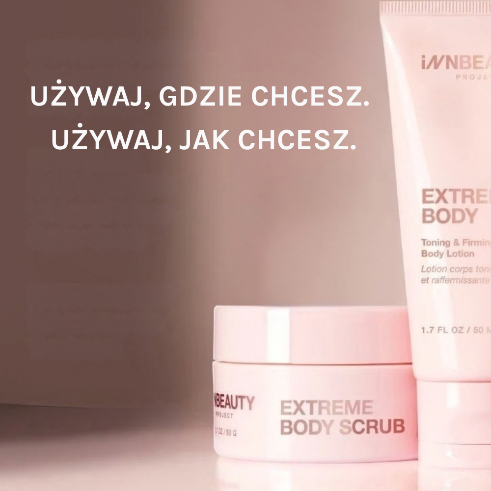 INNBEAUTY PROJECT Extreme Body Scrub (5) INNBEAUTY PROJECT Extreme Body Scrub - peeling do ciała w różowym słoiczku, przeznaczony do wygładzania i pielęgnacji skóry ciała.