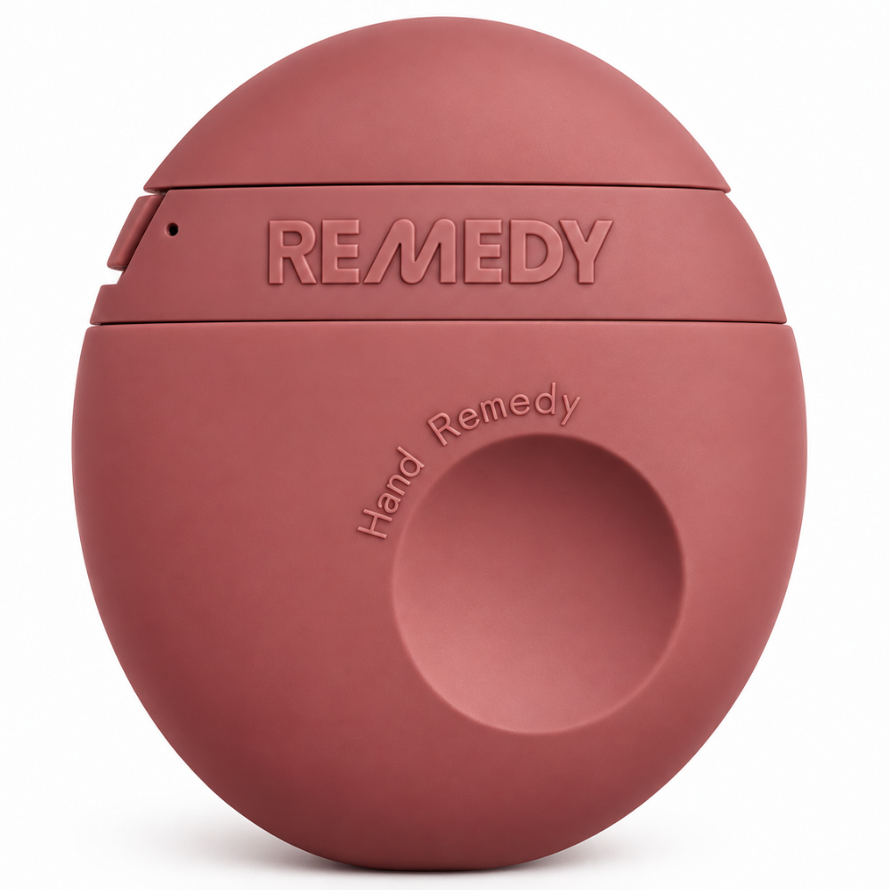 Remedy Science Hand & Cuticle Repairing Butter Cream With Retinol - masełko młodości REMEDY Hand Remedy - regenerujący krem do rąk i skórek w różowym, kompaktowym opakowaniu.