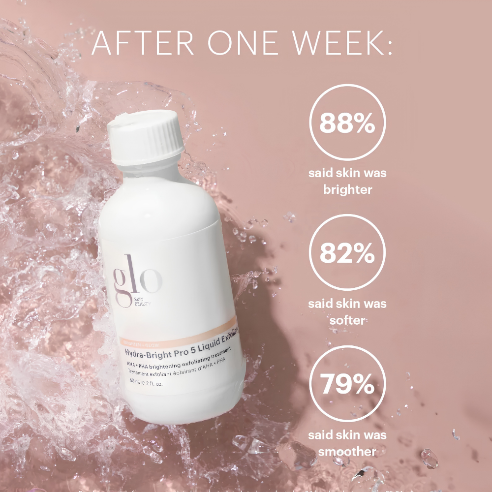 Glo Skin Beauty Hydra-Bright Pro 5 Liquid Exfoliant (6) PREORDER - Glo Skin Beauty Hydra-Bright Pro 5 Liquid Exfoliant - sekret promiennej i jedwabiście gładkiej skóry