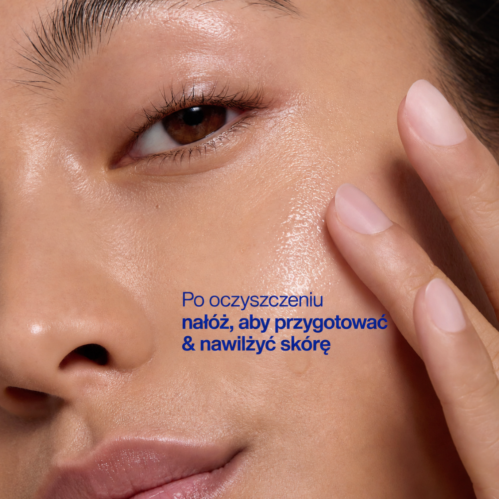 IOPE XMD Stem Clinical Recovery Essence - esencja która budzi skórę po oczyszczaniu (3) Grafika 2 - sposób użycia: IOPE XMD Stem III Clinical Recovery Essence Toner - aplikacja esencji po oczyszczaniu twarzy, aby przygotować i intensywnie nawilżyć skórę przed kolejnymi etapami pielęgnacji.