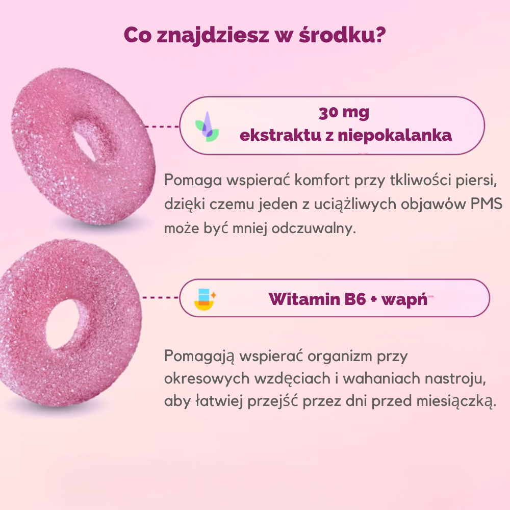 Olly Period Hero (5) Olly Period Hero - żelki wspierające komfort cyklu