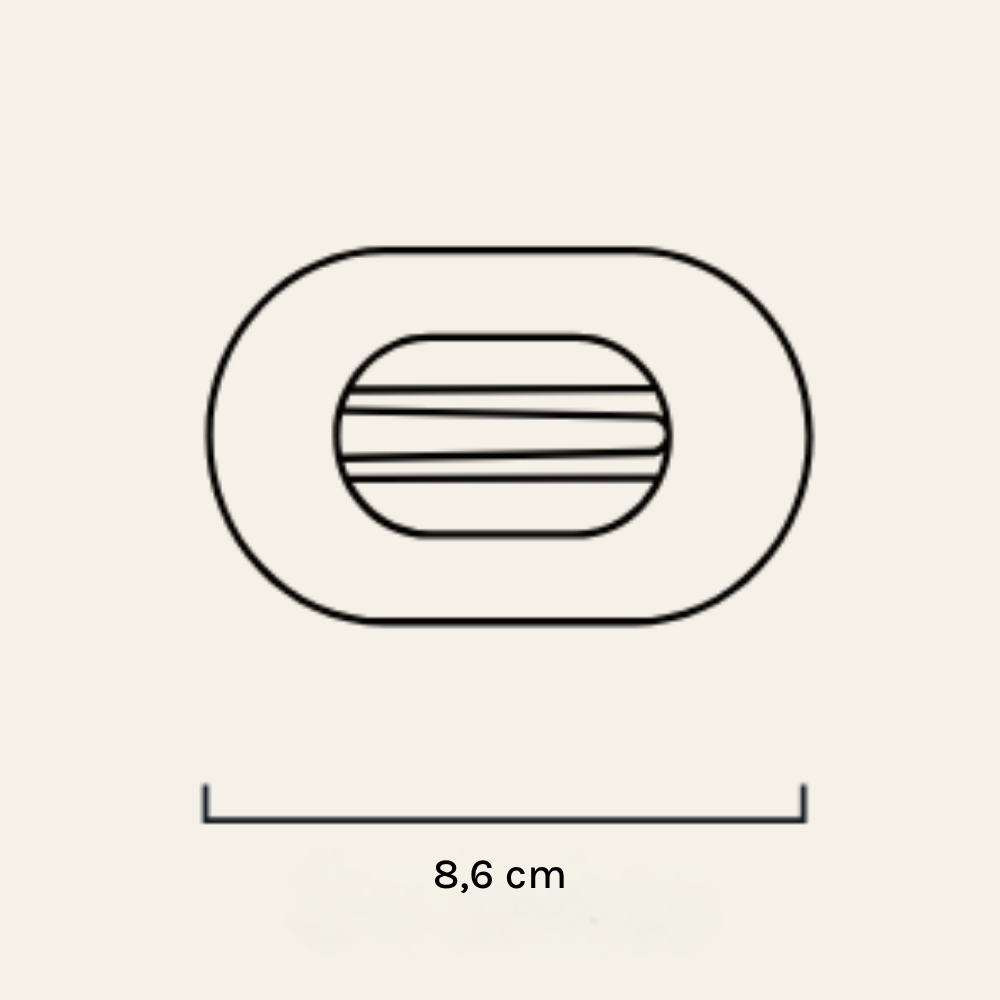 Teleties Hair Clip Flat Round Small Size (4) Teleties Hair Clip Flat Round Small Size - komfort dla niewielkiej objętości