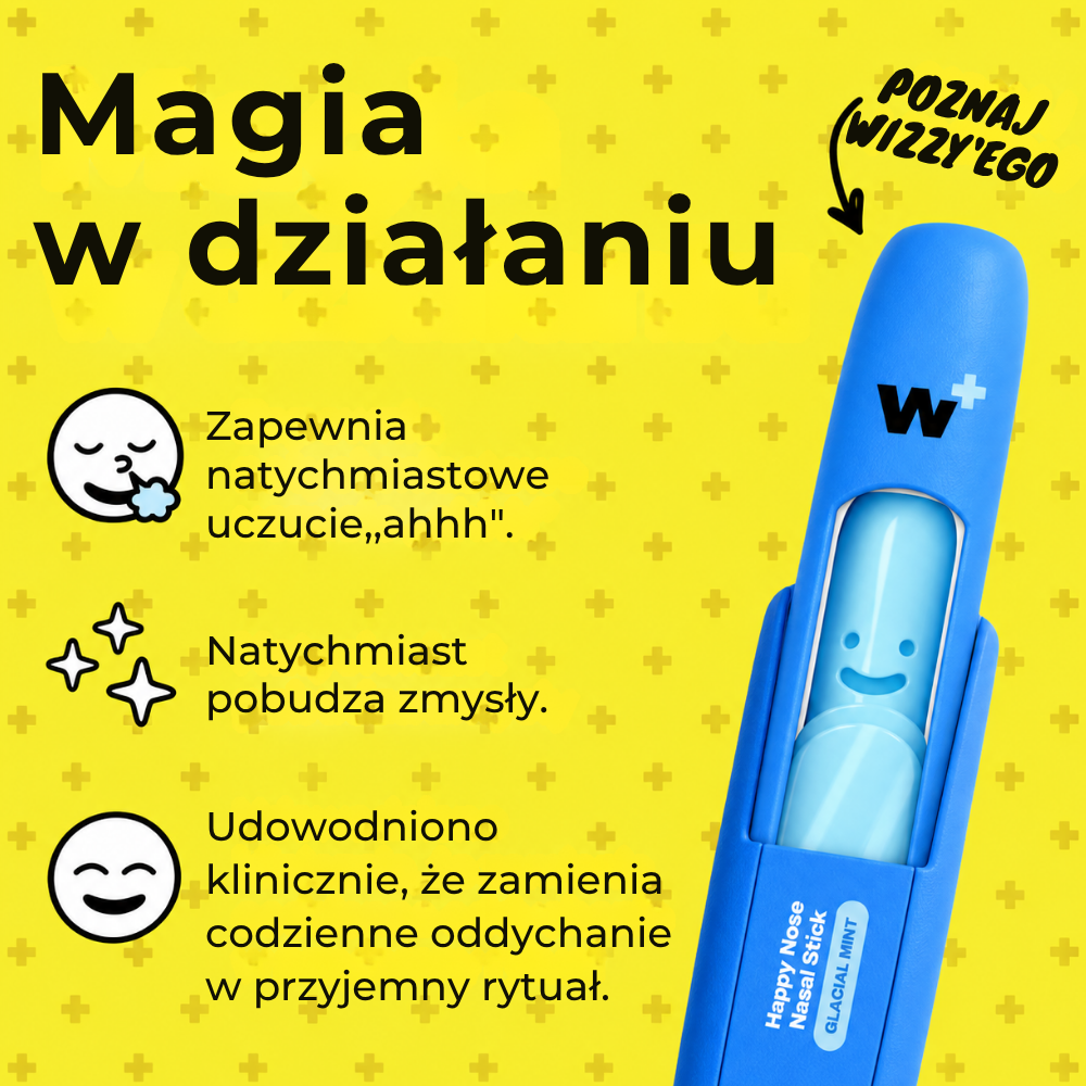 Wizard HAPPY NOSE NASAL STICK in GLACIAL MINT (5) Wizard Happy Nose Nasal Stick - odświeżający stick do nosa