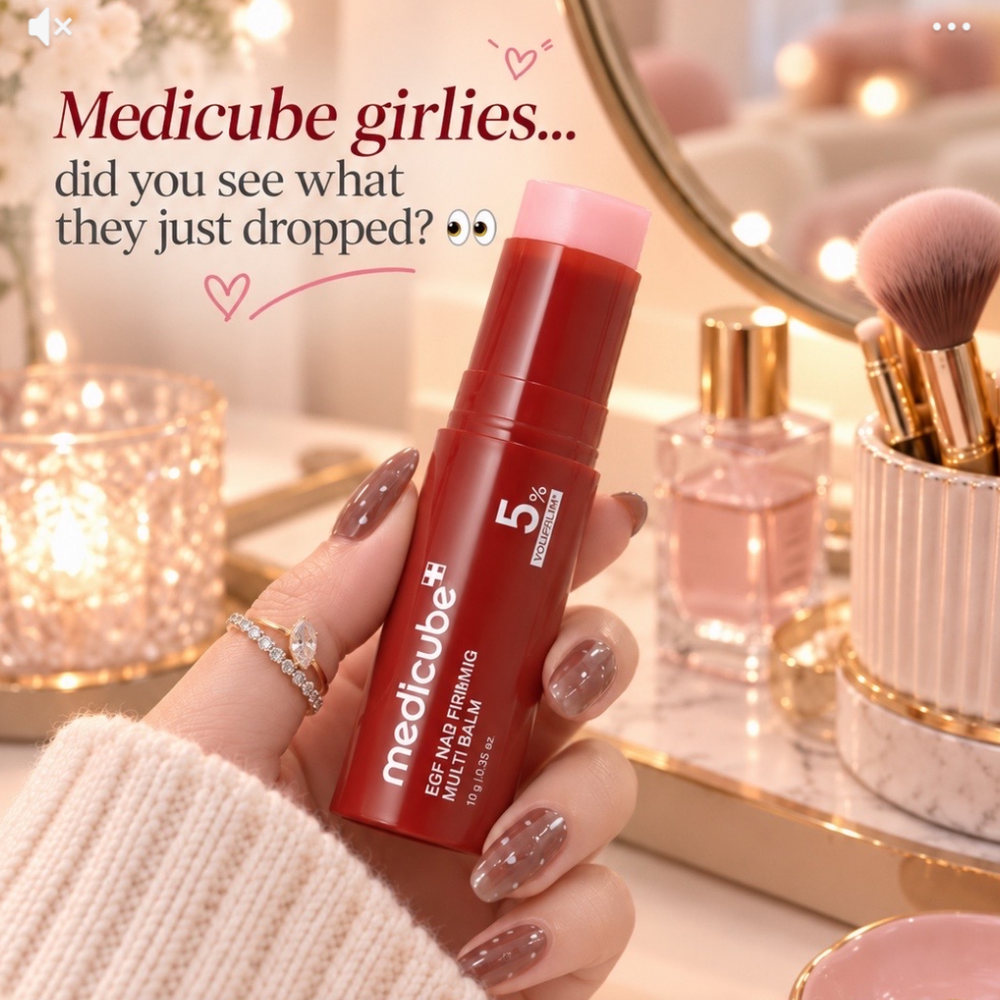 medicube NAD EGF Firming Multi Balm (3) Medicube NAD EGF Firming Multi Balm - sztyft prasujący drobne linie