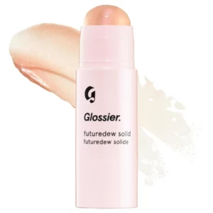 Glossier Futuredew Solid – rozświetlający balsam do twarzy odpowiedni dla różnych typów i odcieni skóry, nadaje uniwersalny, naturalny efekt glow.