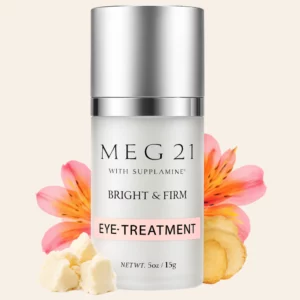 MEG 21 Bright & Firm Eye Treatment – krem pod oczy na cienie i drobne linie, efekt wygładzenia i glow