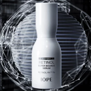 OPE Retinol RX 1% Super Bounce Serum – serum z retinolem na zmarszczki i utratę jędrności, biała minimalistyczna butelka, zaawansowana pielęgnacja anti-aging