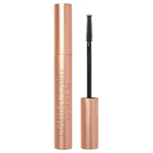 Live Tinted Legacy Lash Volumizing & Lengthening Mascara w pełnym rozmiarze z otwartą silikonową szczoteczką.