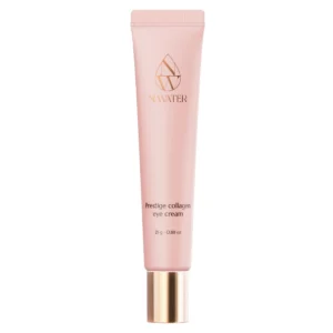 ubka NoWater Prestige Collagen Eye Cream ustawiona pionowo na czystym, białym tle.