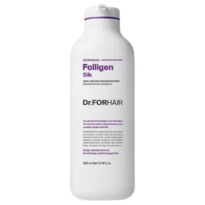 Dr.FORHAIR Folligen Silk Shampoo 500 ml – szampon do pielęgnacji skóry głowy i włosów osłabionych.