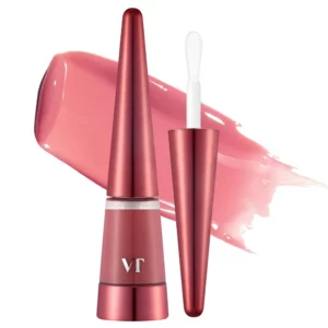 VT Reedle Shot Lip Plumper Twinkle Usagi Pink – błyszczyk powiększający usta z aplikatorem i różową, żelową konsystencją.