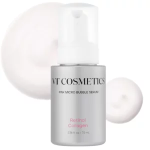 „VT Cosmetics Pink Micro Bubble Serum Retinol Collagen 70 ml – serum przeciwstarzeniowe do twarzy”