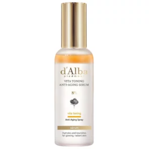 d'Alba Vita Toning Anti-Aging Serum 8% – serum tonizujące z białą truflą i kompleksem witamin wspierające rozświetlenie oraz zdrowy wygląd skóry.