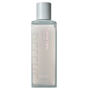 Delere Caviar Glow AHA 3% Toner 250 ml – tonik złuszczający z 3% AHA i ekstraktem z kawioru w minimalistycznej butelce.