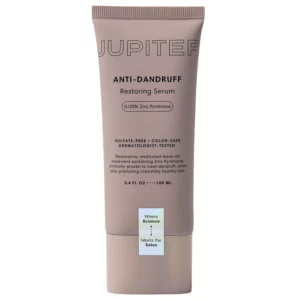 Jupiter Anti-Dandruff Restoring Serum 100 ml – serum przeciwłupieżowe z pirytionianem cynku 0,125%, kuracja bez spłukiwania na swędzącą skórę głowy i redukcję łupieżu.