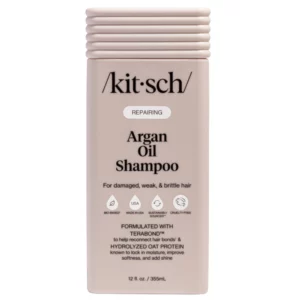 Kitsch Repairing Argan Oil Shampoo 355 ml – szampon z olejkiem arganowym do włosów osłabionych i zniszczonych, wzmacnia strukturę, poprawia miękkość i dodaje blasku.