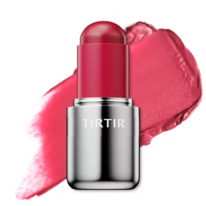 TIRTIR Mood Glider Lip And Blush Stick 05 Mulberry Potion w malinowo-śliwkowym kolorze z kremowym wykończeniem.