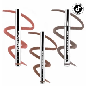 Trzy kredki Sacheu Lip Liner Stay-N w różnych odcieniach
