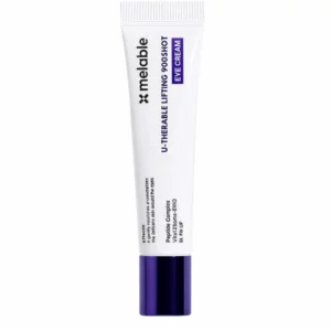 Melable - Utherable Lifting Booshot Eye Cream 900 Shot– krem pod oczy na białym tle.Melable - Utherable Lifting Booshot Eye Cream 900 Shot– krem pod oczy na białym tle.