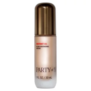 Party of You Instant I.V. Glow Enhancing Serum – minimalistyczne opakowanie serum rozświetlającego do twarzy 30 ml.