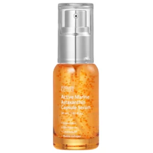 SUNGBOON EDITOR Active Marine Astaxanthin Serum – serum do twarzy z kapsułkami astaksantyny w eleganckim opakowaniu