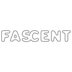 Logo Fascent w nowoczesnym, minimalistycznym stylu na jasnym tle.