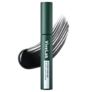 ViveLab Hyper Curling Black Lash Serum – czarne serum do rzęs w zielonym opakowaniu, efekt podkreślenia i stylizacji.