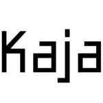 Logotyp marki kosmetycznej Kaja na białym tle.