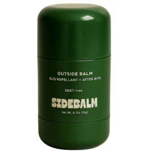Sidebalm The Outside Balm – roślinny balsam przeciw komarom i po ukąszeniach w kompaktowym opakowaniu.