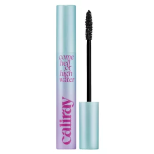 Caliray Come Hell or High Water 24 Hour Black Tubing Mascara – czarny tusz tubingowy do rzęs prezentowany w pastelowym, błękitno-liliowym opakowaniu z wysuniętą szczoteczką typu teddy bear brush. Formuła zapewnia efekt wydłużenia, pogrubienia i podkręcenia rzęs przy wysokiej trwałości oraz łatwym zmywaniu ciepłą wodą.