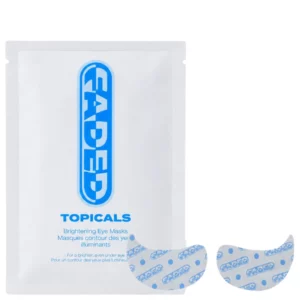 Topicals Faded Brightening & Clearing Eye Masks – rozjaśniające płatki pod oczy pomagające zmniejszyć widoczność cieni, oznak zmęczenia i nierównego kolorytu skóry wokół oczu.