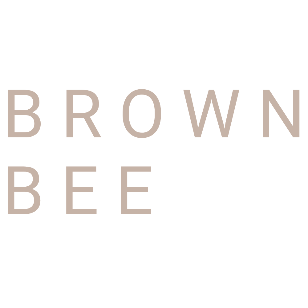 Logotyp marki kosmetycznej Brown Bee.